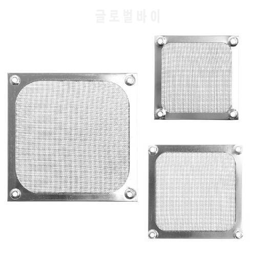 1Pc 8cm/9cm/12cm Metal Dustproof Mesh Dust Filter Net Guard For PC Computer Case Cooling Fan