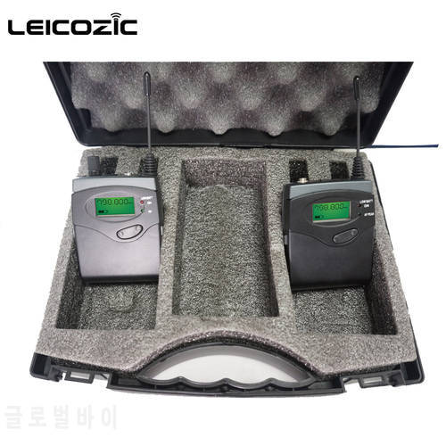 Leicozic Portable Wireless Tour Guide System Bodypack Transmitter Handheld Microphone EK1038 DV DSLR Camera Camcorder Monitor