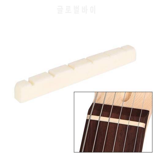 Mounchain Guitar Bone Nut 6 Strings 42mm/1.65in Guitar Strat Stratocaster for Fender Strat Tele ST TL Guitar Parts & Accessories