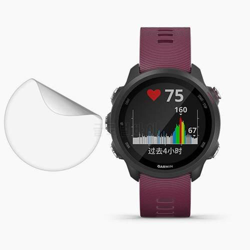 3x Soft Clear Protective Film Guard For Garmin Forerunner 245/245M Music FR245 Watch Smartwatch Screen Protector Cover(Not Glass