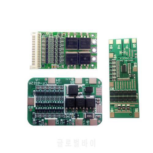 BMS 6S 15A 20A 25A 40A 24V 3.7V Lithium Protection Board For 6 Pack 18650 PCB BMS Li-ion Battery Cell Module