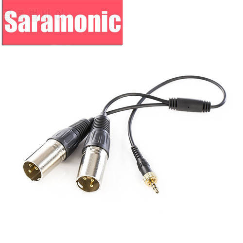 Saramonic SR-UM10-CC1 Dual-XLR Input Microphone Cable Convertor for UwMic9, UwMic10 & UwMic15 Wireless Microphone Systems