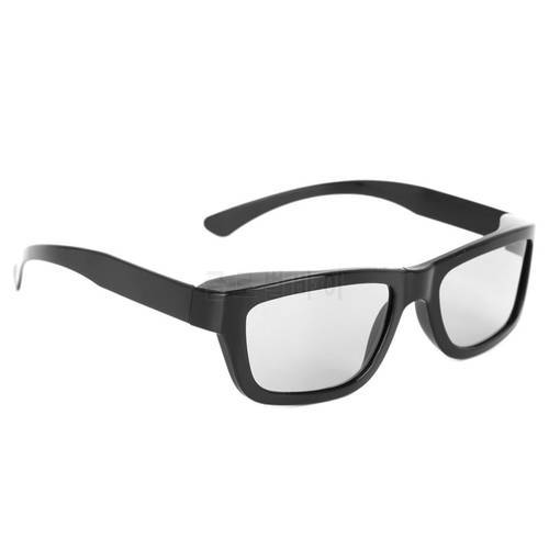 1 PC Circular Polarized Passive 3D Glasses Stereo Black For 3D TV Real D IMAX Cinemas Dropshipping