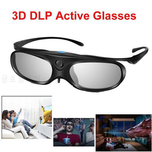 Elikliv Active Shutter 3D Glasses DLP Link clip on compatible for Optoma BenQ Sharp Acer Samsung projector 3D viewing experience