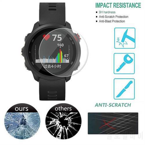 1/3 PCS Ultra Clear Film Tempered Glass Screen Protector for Garmin Forerunner 245 Watch anti-scratch Protection Accessories