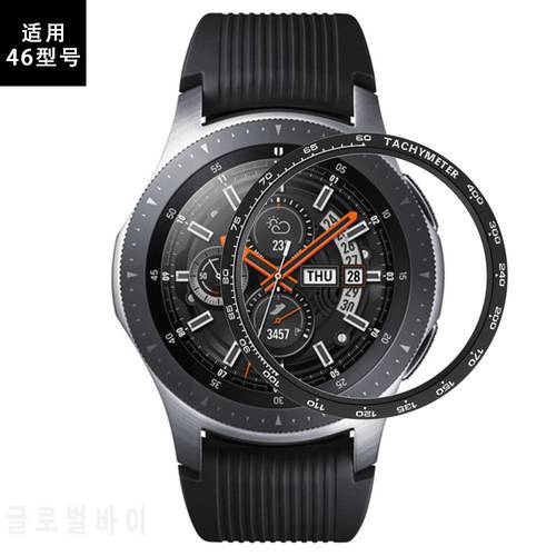 For Samsung Galaxy Watch 46MM Ring Adhesive Cover Anti Scratch Metal 2019 New Arrival fashion