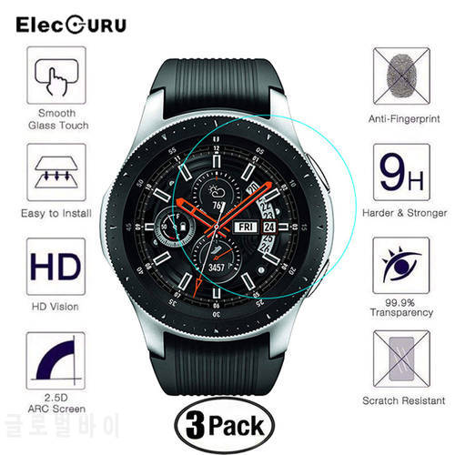 Screen Protector for Samsung Galaxy Watch 46mm 42mm 9H Tempered Glass HD 2.5D Protective Guard Explosion Proof Anti-shatter Film