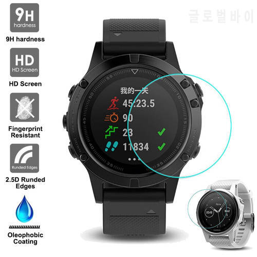 For Garmin Fenix 5X 5S 5 Tempered Glass Screen Protector Film Guard for Fenix5 Fenix5X Fenix5S Smart Bracelet Watch Protector