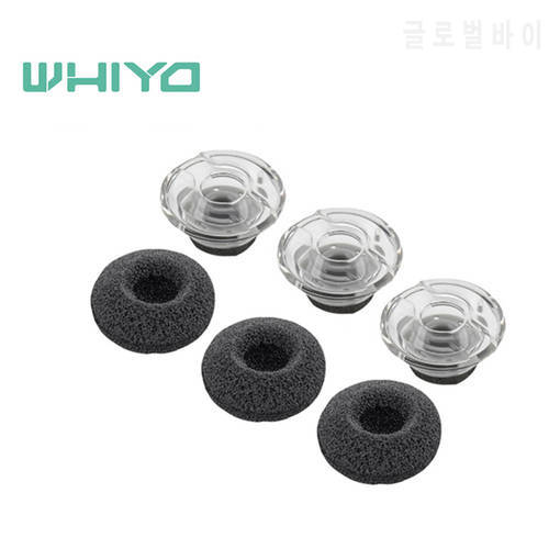 Whiyo 1 set of Replacement Earbuds Eartips Ear Tips Bud for Plantronics for Voyager for LEGEND Headphones 5200 5000 pro