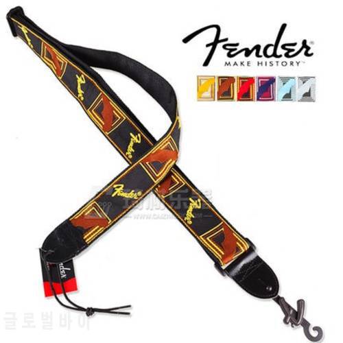 Fender 2 Inch Monogrammed Strap Electric Guitar Strap with 5 colors