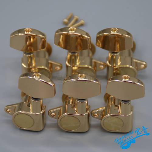 1Set 3L 3R 90 Angle Guitar String Tuning Pegs Tuners Machine Heads Guitarra Guitar Parts & Accessories Chrome-Gold-Black