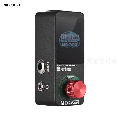MOOER Guitar Pedal Speaker Cab Cabinet Simulator Guitar Effect Pedal 30 Speaker Cab Models 11 Mic Models 36 User Presets