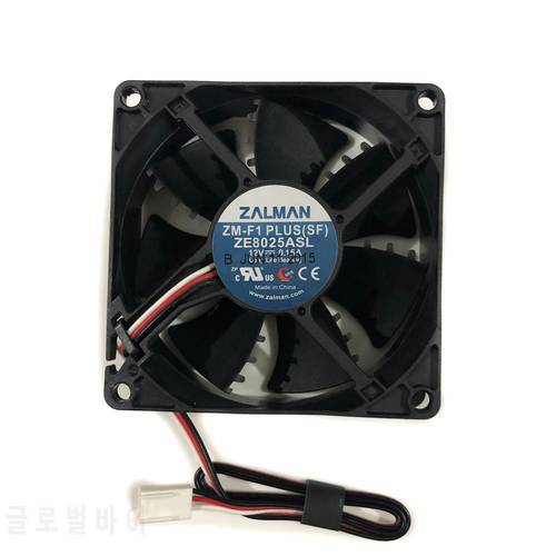 50PCS/Set Computer CPU Case Cooler ZALMAN ZE8025ASL 12V 0.15A 80mm*80mm*25mm Long Life Bearing Quiet Cooling Fan