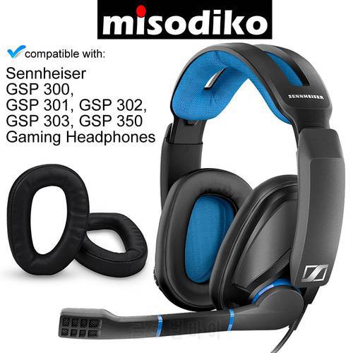 misodiko Upgraded Ear Pads Cushions Replacement for Sennheiser GSP 370/ 350/ 300/ 301/ 302/ 303 Gaming Headset