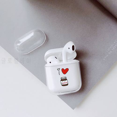 Abstract art pattern Phone Case For Apple Airpods 2/1 Cover Cute Cartoon Couples Hard Case For Airpod Earphone Capa For air pods