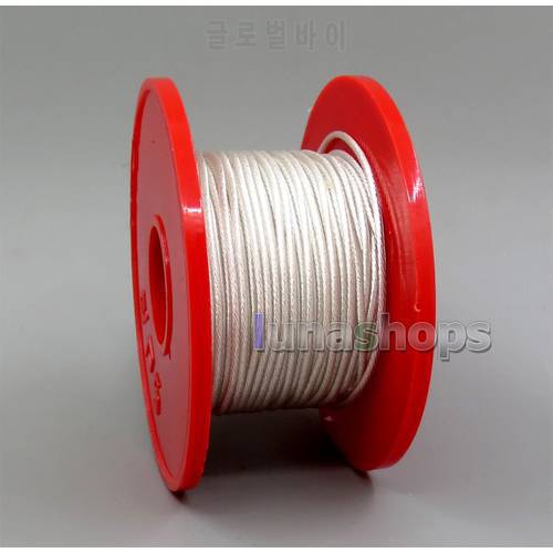 LN006010 1m Hi-Res 119*0.05mm Bulk Extremely Soft 70% 7N OCC + 20% Pure Silver Earphone DIY Custom Cable(Not Telf)