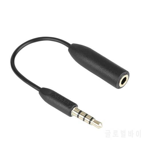 Saramonic SR-UC201 3.5mm TRS (Female) Microphone Adapter Converter Cable to TRRS (Male) for iPhone & Android Smartphones