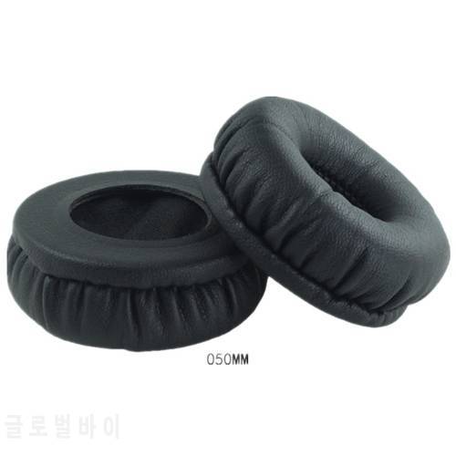 45mm 50mm 60mm 70mm 75mm Replacement Foam Ear Pads Cushions for Headphones Quality Protein Leather Memory Cotton Round for SONY