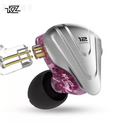 KZ ZSX Terminator 5BA+1DD 12 Unit Hybrid In-ear Earphones HIFI Metal Headset Music Sport KZ ZS10 PRO AS12 AS16 ZSN PRO C12 DM7