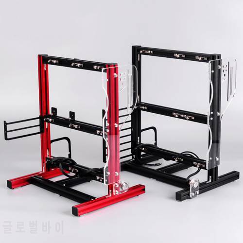 ATX/M-ATX/ ITX Open Chassis Vertical Overclocking Open Aluminum Frame Chassis Rack