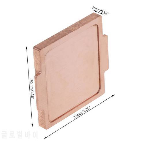 CPU Pure Copper Cover IHS Cooling For 6700K 7700K 8700K 115x Interface Protector