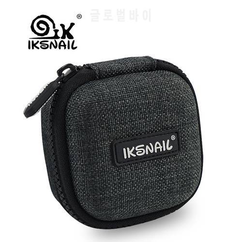 IKSNAIL (Customer link) Earphone Storag Case Fiber Zipper Headphone Earphone Earbuds Hard Bag Carrying Bag