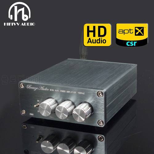 100W *2 Bluetooth-compatible Stereo Digital Amplifier TPA3126d2 home Digital AMP of QCC3034 + TPA3126 + PCM5102A dac ATPX HDaptX