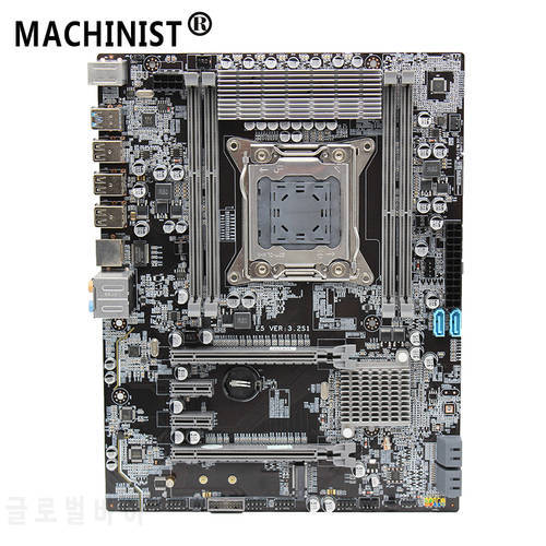 MACHINIST X99 dual LGA 2011-3 Motherboard Support DDR4 ECC/Desktop RAM Intel XEON E5 V3/V4 Processor SATA3 M.2 NVME X99-D8 MAX