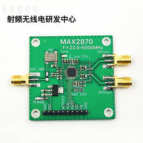 MAX2870 23.5MHZ-6GHZ Phase-Locked Loop RF Source Signal Source