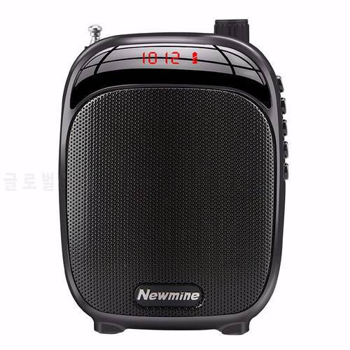 Newmine K30 Mini Voice Amplifier Wired/Wireless Microphone Music Player FM USB Phone AUX for Teachers Tour Guide MP3 Speaker