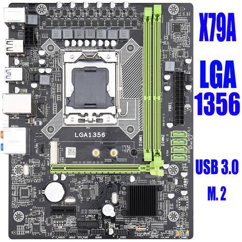 Qiyida X79 Motherboard Set With Xeon LGA 1356 E5 2420 Cpu Nvme m.2 Sata 3.0