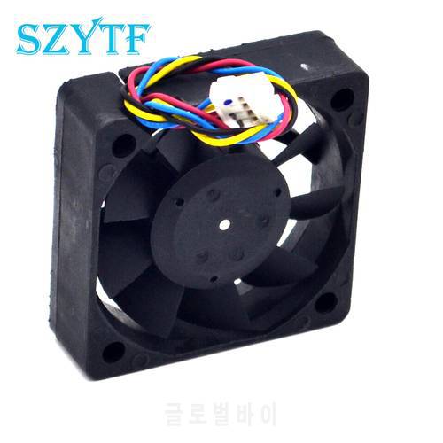 1pcs 5cm 50mm 4 line temperature control 0.2A 12V car audio cooling fan G5015M12D1+6