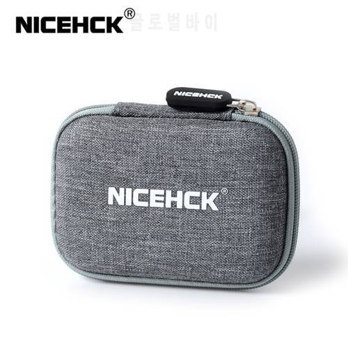 NiceHCK Linen Case In Ear Earphone Bag Headphones Portable Storage Box Headset Accessories Use For KZZSN CCAC12 NX7 Pro/DB3/F3