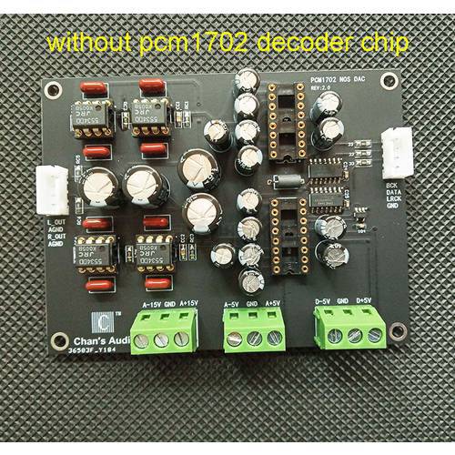 PCM1702 NOS DAC Decoder Board Supports USB Interface Bluetooth IIS Module Supports 16-bit to 24-bit format Input H005