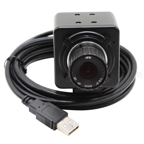 4K USB Camera 3840x2160 Mjpeg 30fps IMX317 Sensor Webcam Camara with Manual Fixed focus lens for Industrial Machine Vision