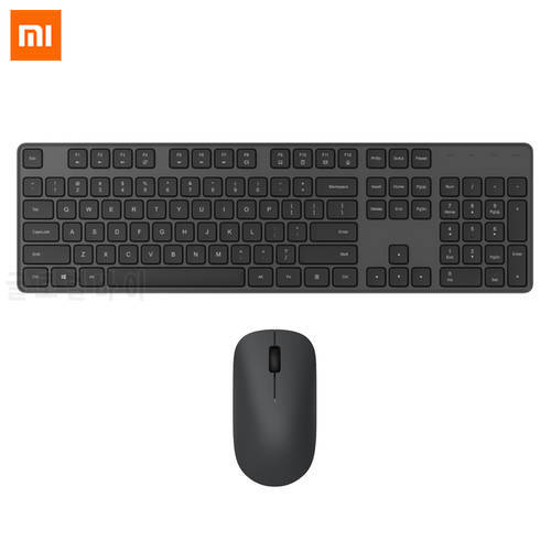 Xiaomi Wireless Keyboard & Mouse Set 2.4GHz Portable Multimedia Full-size Keyboard Mouse Combo Notebook Laptop For Office Home
