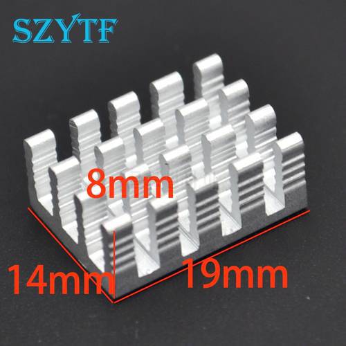 5pcs 19 *14*8MM ( silver slotted ) high quality heat sink