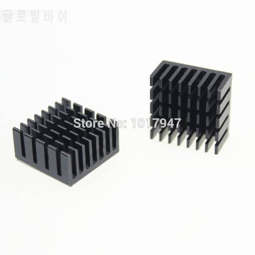 5 Pieces LOT IC Chipset 20mm x 20mm x 10mm Chip Radiator Aluminum Heatsink Black