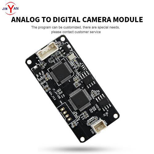 Analog to USB digital signal CVBS to USB camera snowflake AV TO USB video conversion module board