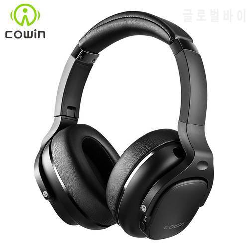 COWIN E9 Hybrid Active Noise Cancelling Wireless Bluetooth Headphones Over Ear with 5 Mic Aptx HD Headset HiFi sound for phone