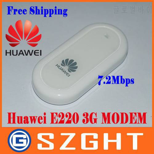 Freeshipping Cheap UNLOCKED HUAWEI E220/D02HW 3G HSDPA USB MODEM 7.2Mbps wireless network card ,support google android tablet PC