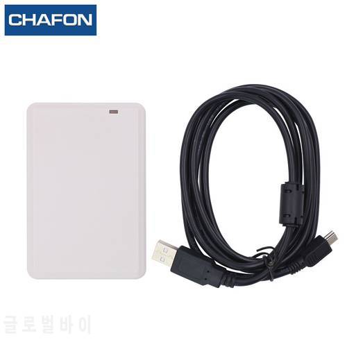 Chafon usb desktop rfid card reader writer support ISO18000-6B/6C protocol free sample card for access control
