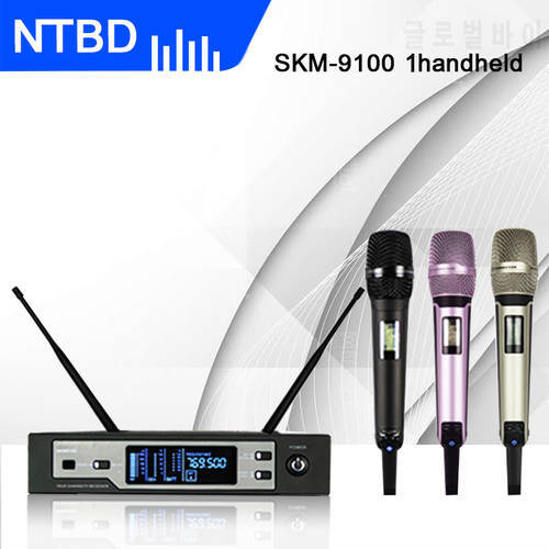 NTBD Stage Performance Show Party Hip Hop Home KTV Rap SKM9100 Professional Wireless Microphone Lavalier/Headset True Diversity