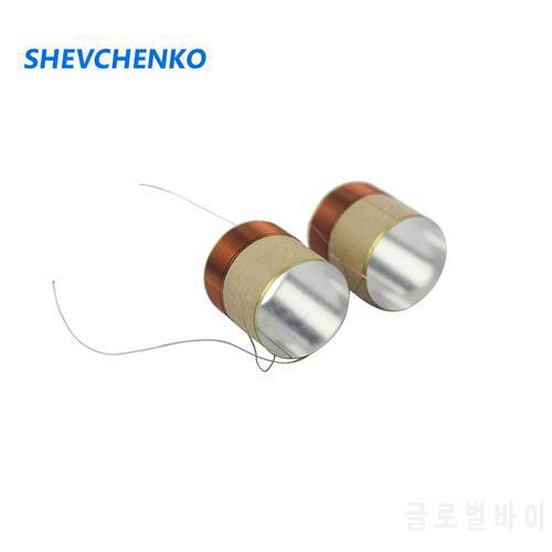 Shevchenko 19.5mm white aluminum speaker woofer voice coil bass ring 2 layer coil 2pcs