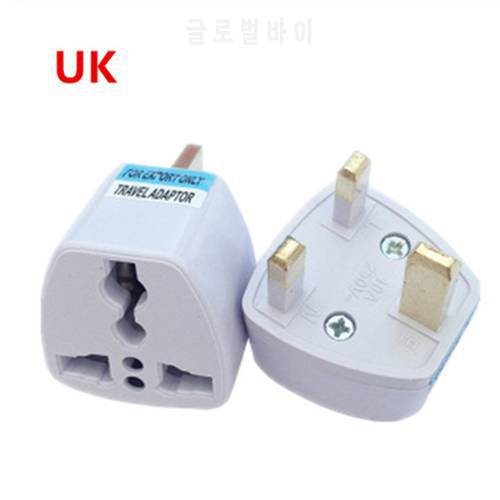 1Pcs Universal US/UK/AU/DE/EU Plug Adapter USA To Euro Europe Travel Wall AC Power Charger Adapter Converter 2 Round Pin Socket
