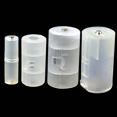 AAA/AA to C/D Battery Combination Cell Battery Storage Box Adapter AAA AA Holder Case Converter Cases