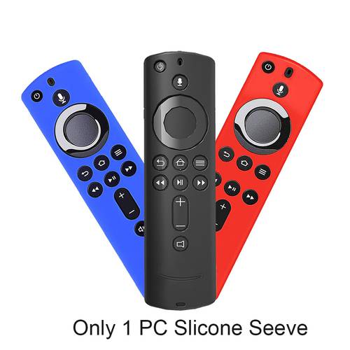 5.9 Inch TV Remote Control Silicone Case Soft Durable Accessories Protective Case Silicone Shockproof For Fire TV Stick 4K