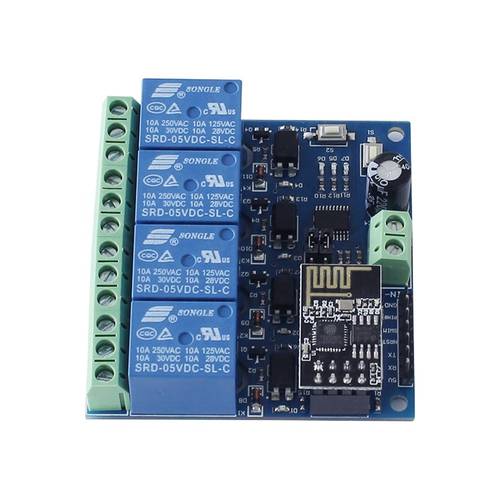 ESP8266 1/2/4-way 5V/12V Internet of Things smart home Android phone APP remote control switch WIFI relay