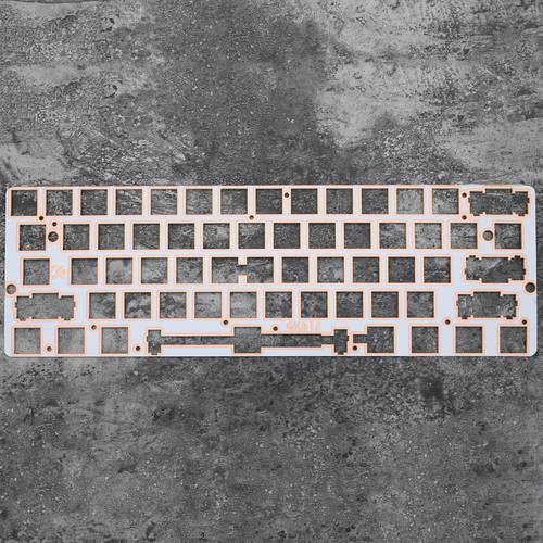 60% Aluminum Mechanical Keyboard glass fiber Plate support gk61 gk61s gh60 only support plate mounted stabilizer