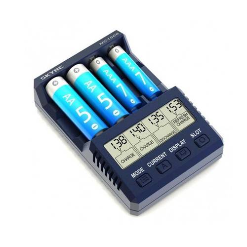 Battery Charger LCD Smart Charger NC1500 5V 2.1A 4Slots For AA/AAA Analyzer NiMH Discharge & Refresh